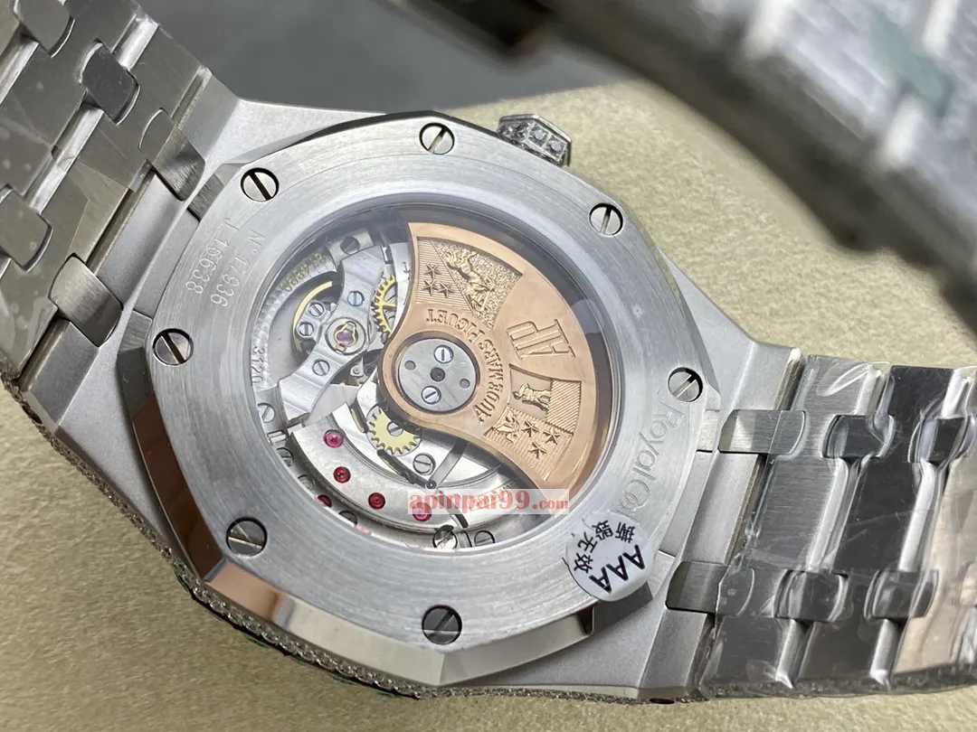 人気のスーパーコピーオーデマピゲ時計 ロイヤル オーク ダイヤモンドいっぱい 15400スター AP52001[6]