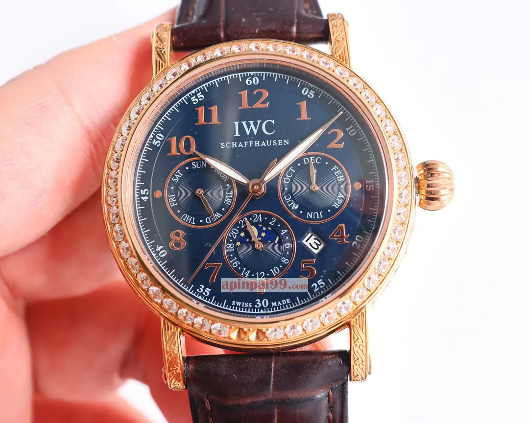 2024ブランドIWC6針多機能刻印男性スーパーコピー時計 iwc568[5]