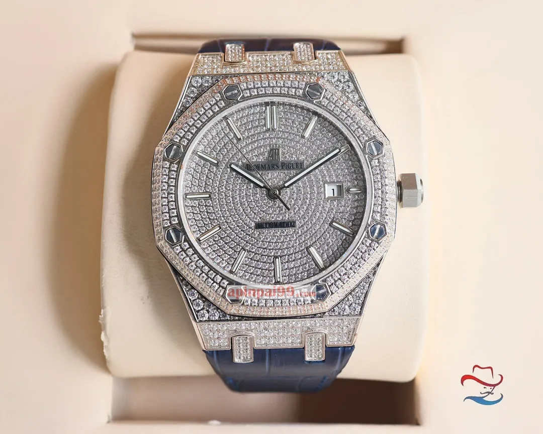 オーデマピゲスーパーコピー時計 ゴールド スクエア ダイヤモンド ロイヤル オーク シリーズ AP3651[4]