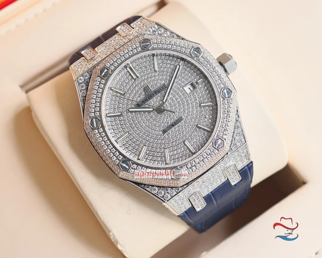 オーデマピゲスーパーコピー時計 ゴールド スクエア ダイヤモンド ロイヤル オーク シリーズ AP3651[5]