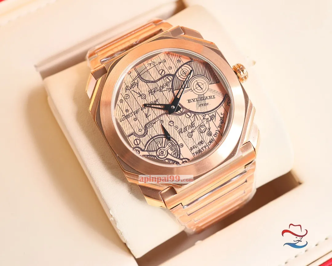 ブルガリ新作オクト フィニッシモ トスカーナ コッパー時計コピー bv00089[4]