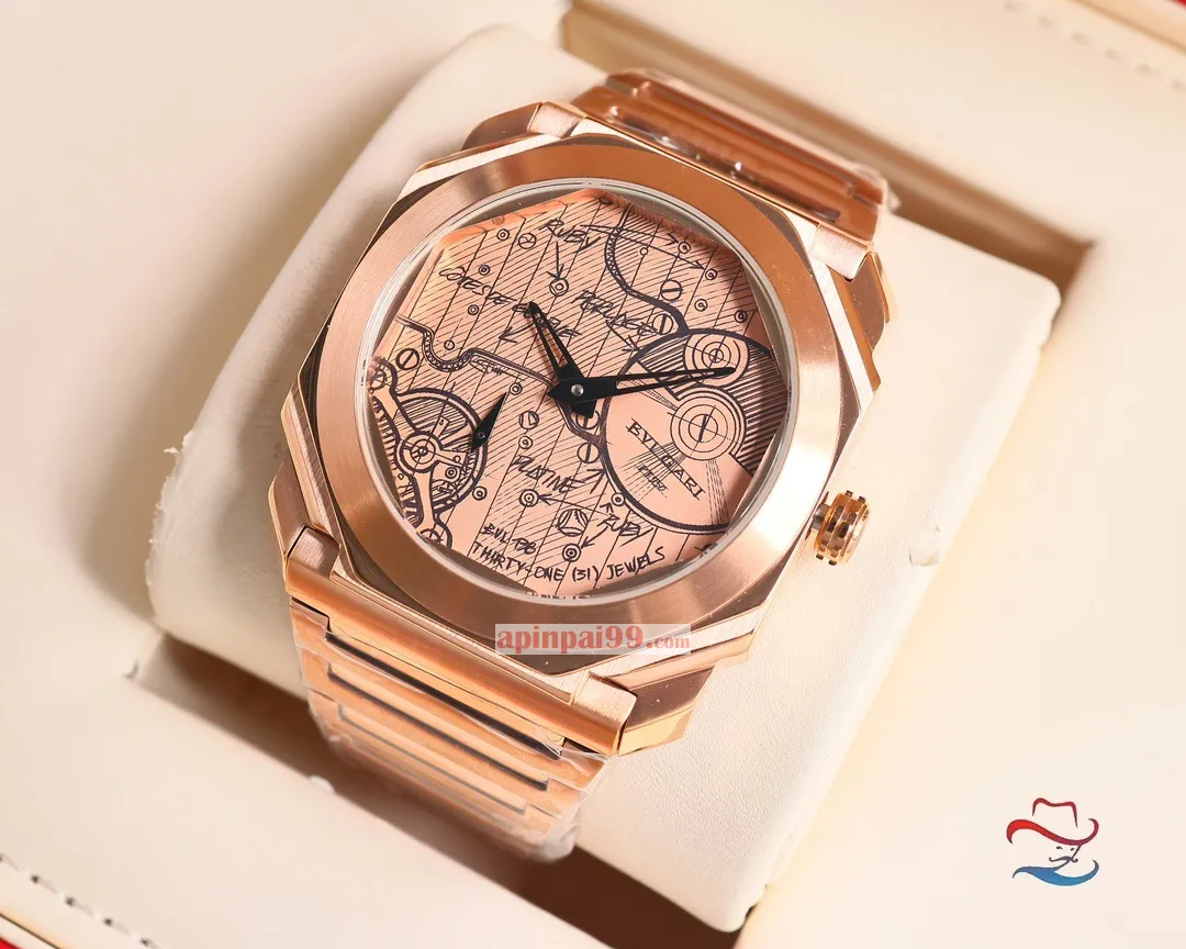 ブルガリ新作オクト フィニッシモ トスカーナ コッパー時計コピー bv00089[5]