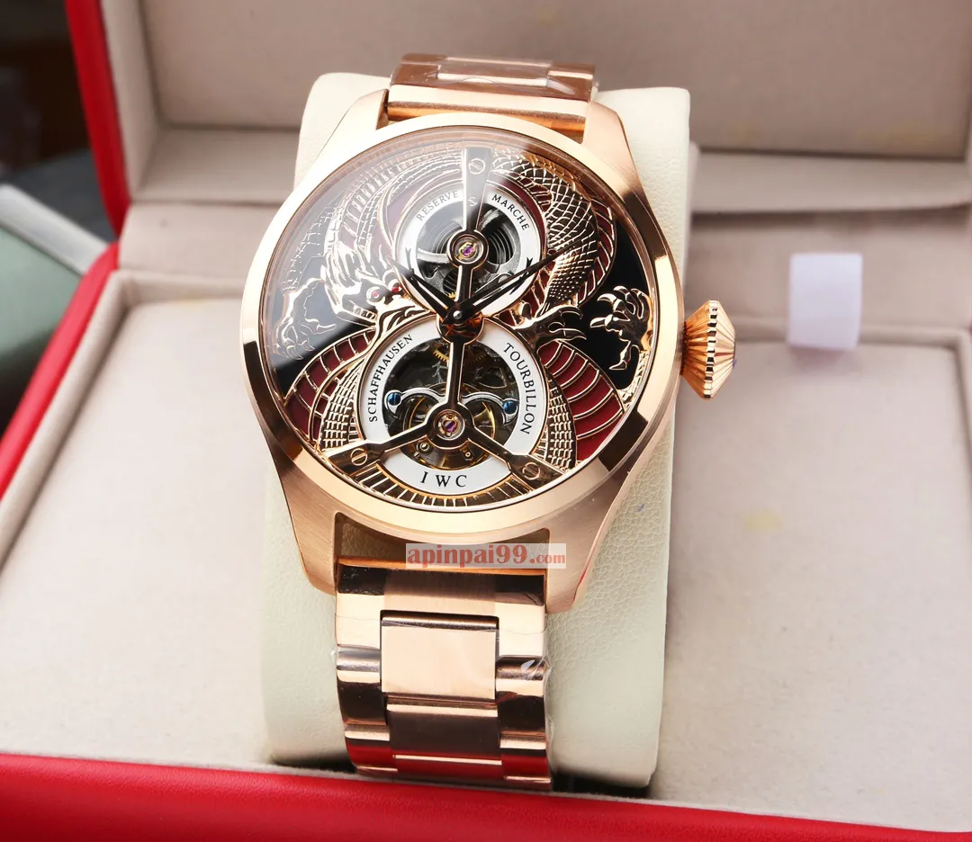 IWC シャフハウゼン ラージ パイロット シリーズ トゥールビヨン時計n級 462008[2]