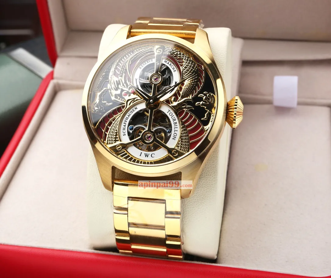 IWC シャフハウゼン ラージ パイロット シリーズ トゥールビヨン時計n級 462008[4]