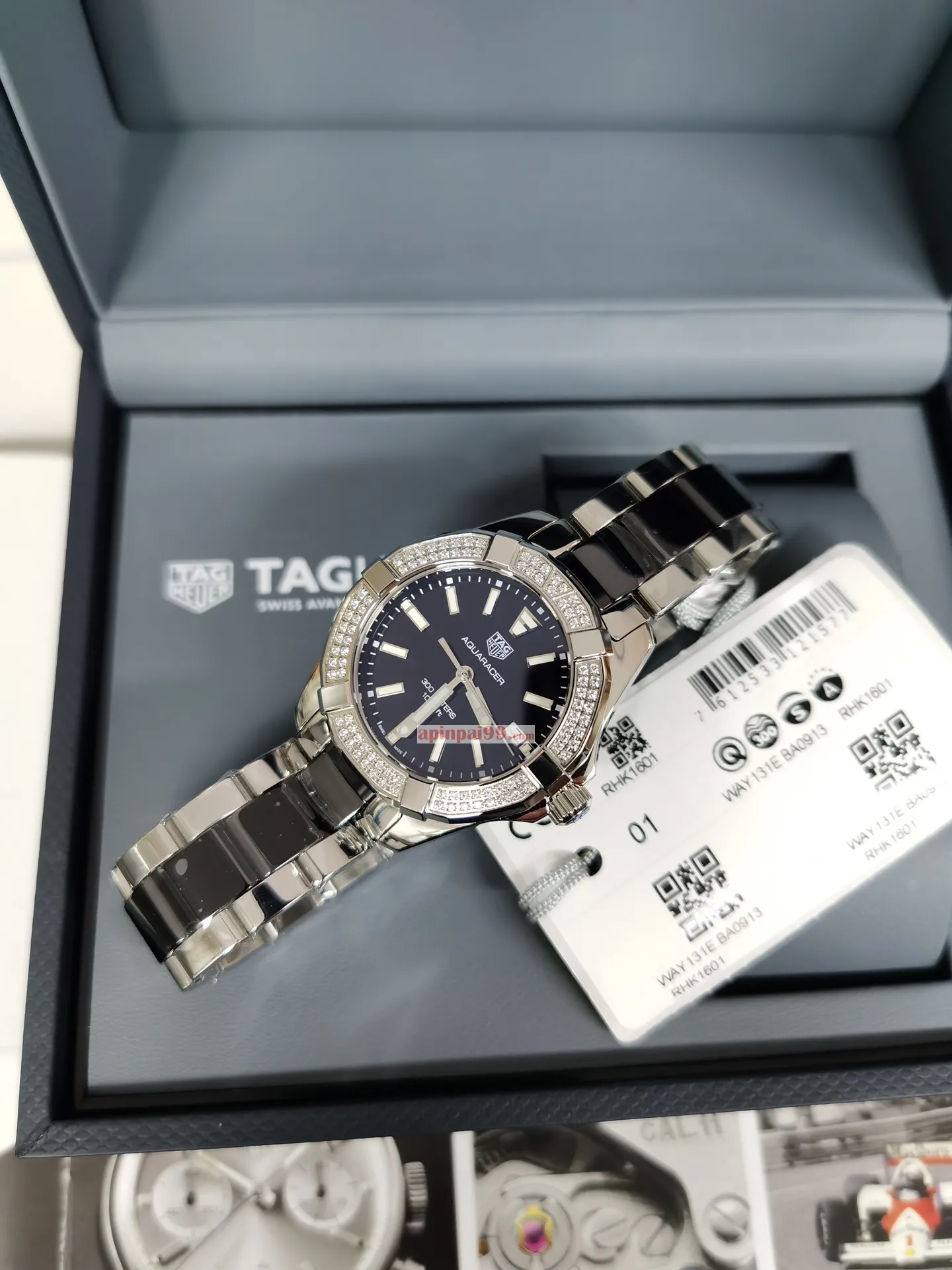 タグ・ホイヤーコピー激安 アクアレーサー クォーツ セラミック リング女性時計 156952[1]