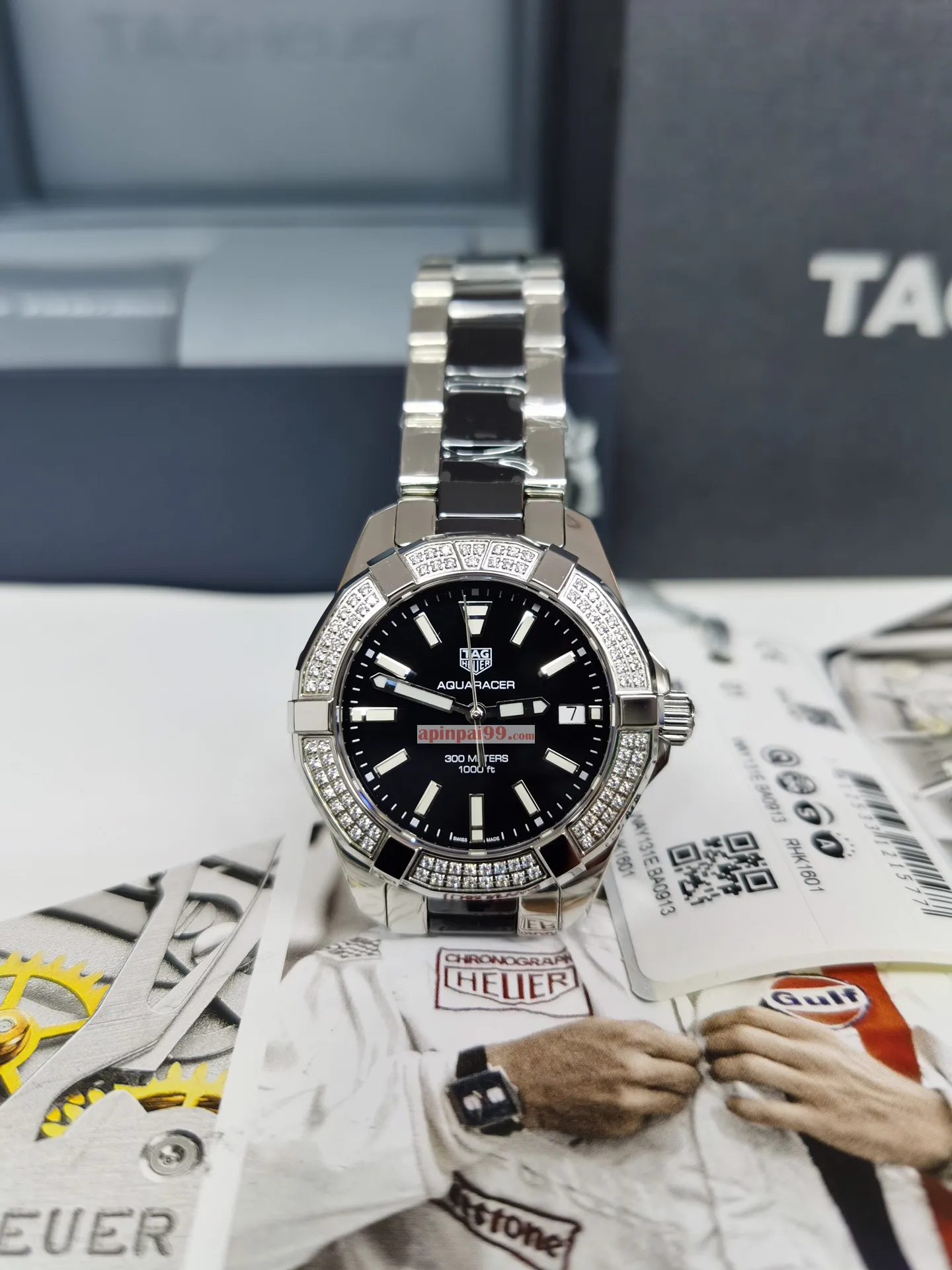 タグ・ホイヤーコピー激安 アクアレーサー クォーツ セラミック リング女性時計 156952[2]