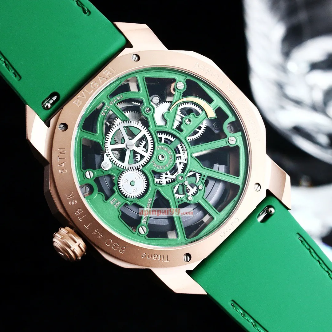 ブルガリスーパーコピーの時計オクト ローマ スケルトン フライホイール bv88067[7]