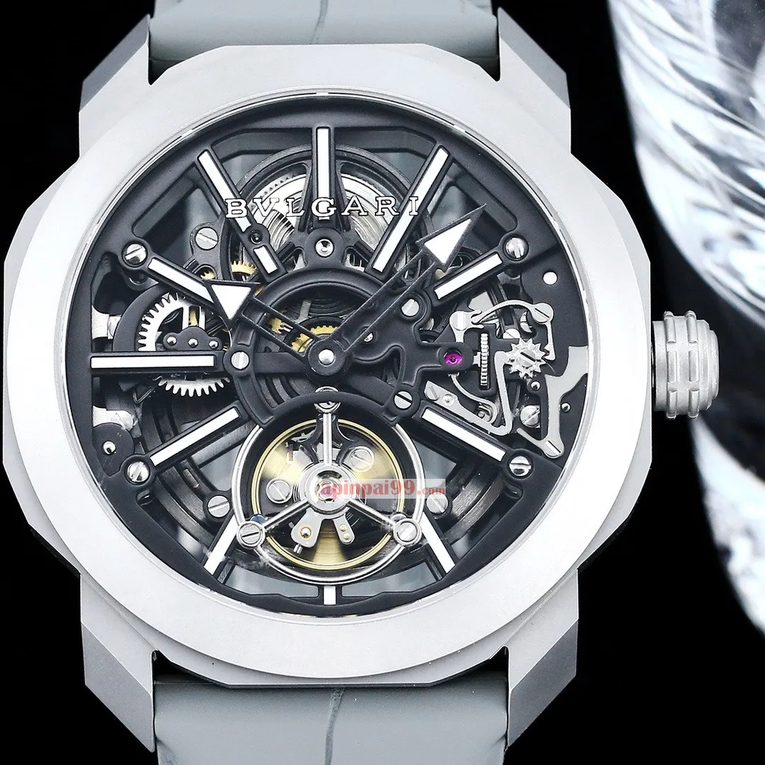 ブランドブルガリスーパーコピー通販時計オクト ローマ スケルトン フライホイール bv88068[2]