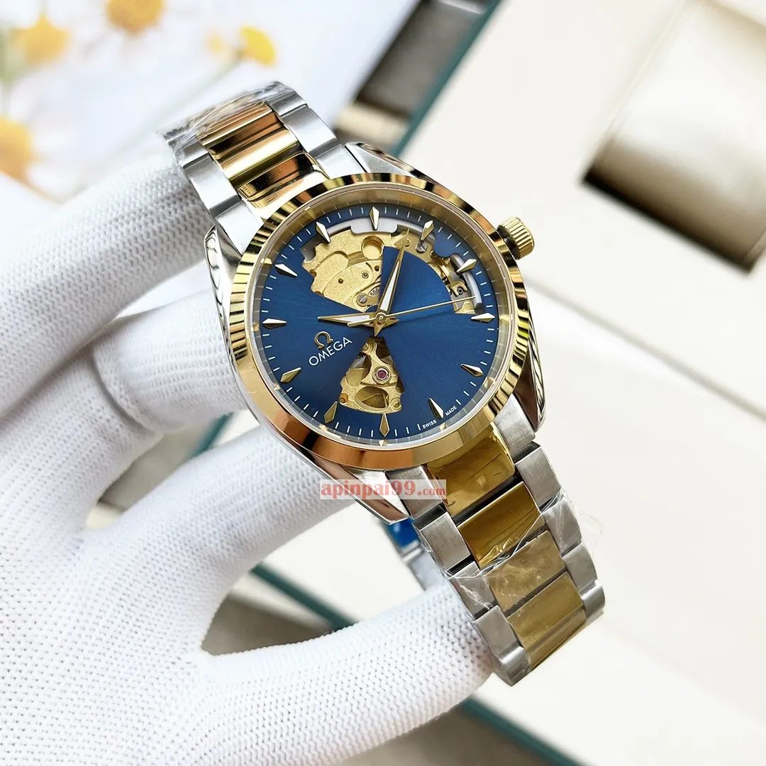 オメガ高級メンズ中空の3本針コピー腕時計 52.6.7841[3]