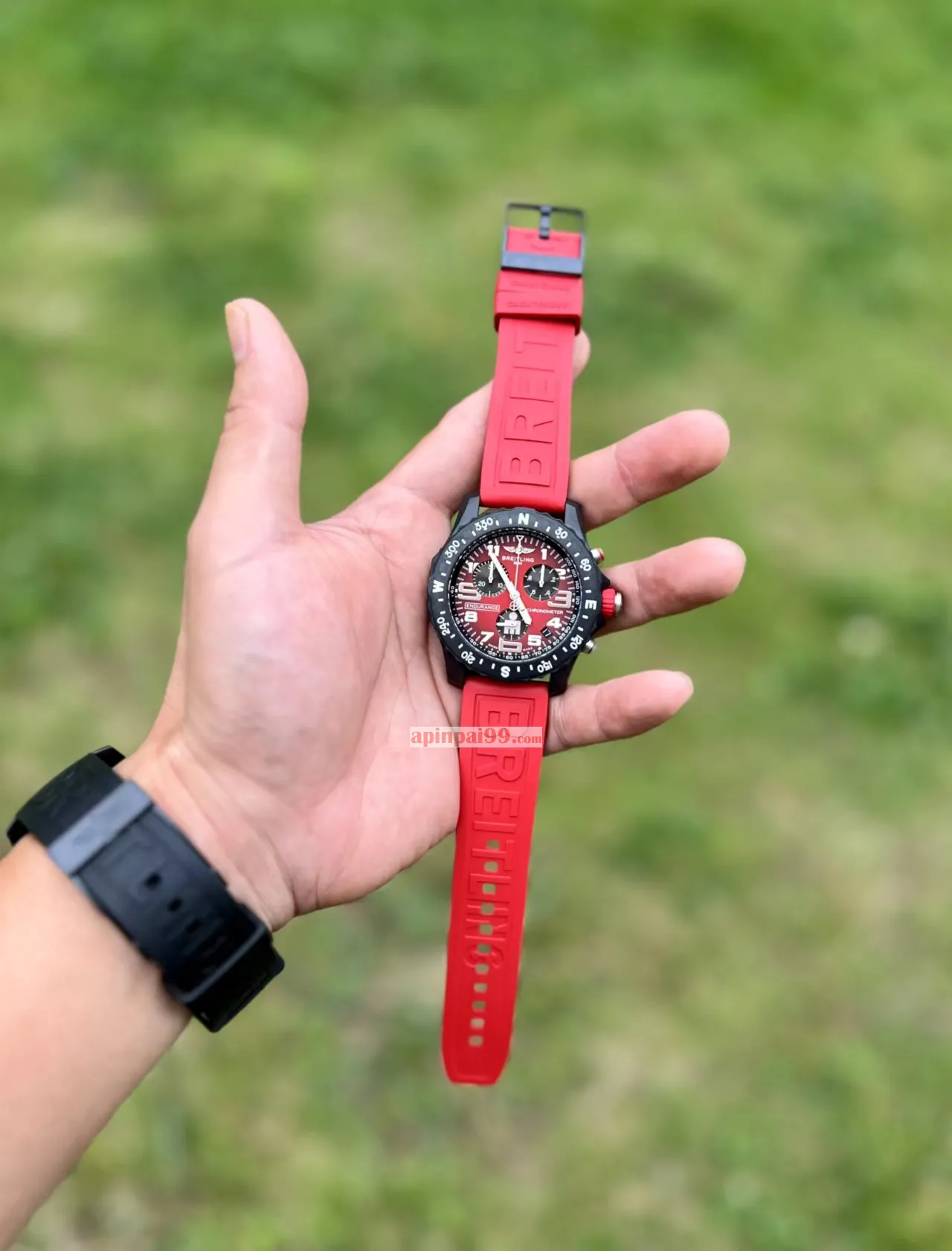 ブライトリングの新款限定版フルカーボンファイバー 6 針クロノグラフコピー時計 171710[3]