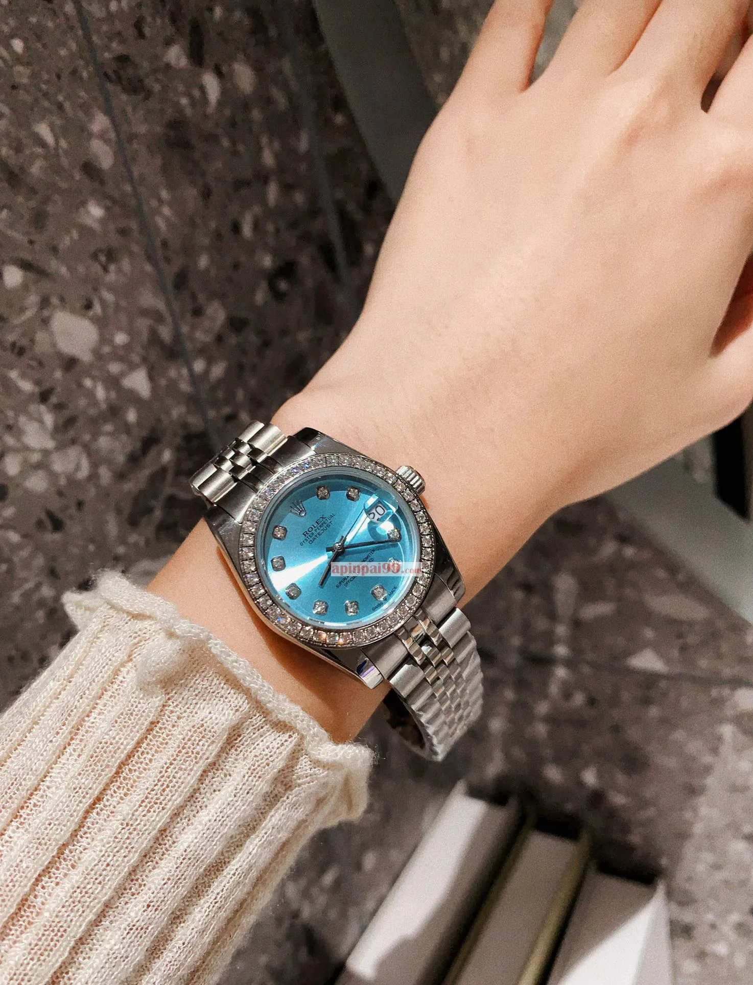 ロレックススーパーコピーn級 ダイアリー シリーズ 31mmクラシック女性時計 923601[2]