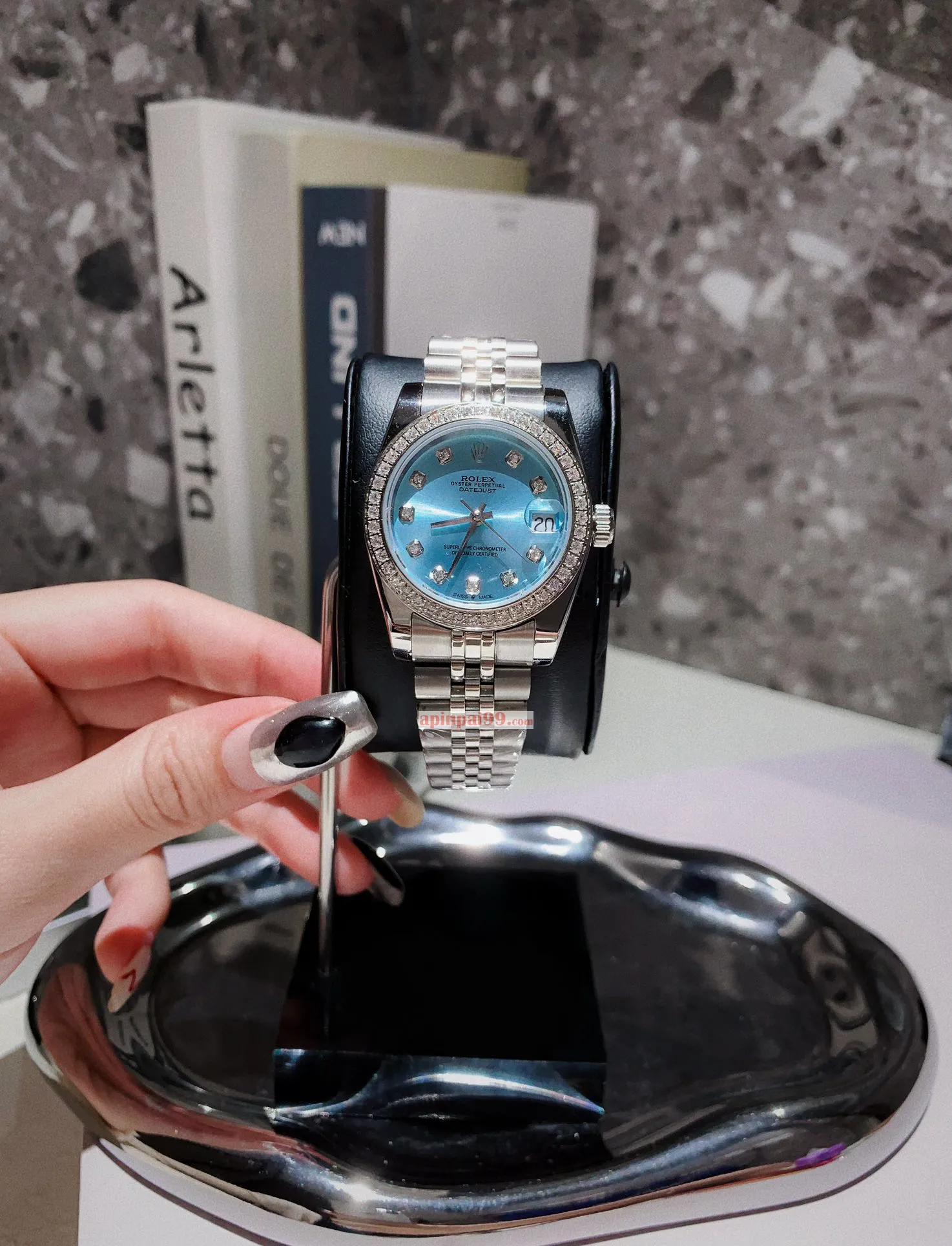 ロレックススーパーコピーn級 ダイアリー シリーズ 31mmクラシック女性時計 923601[6]