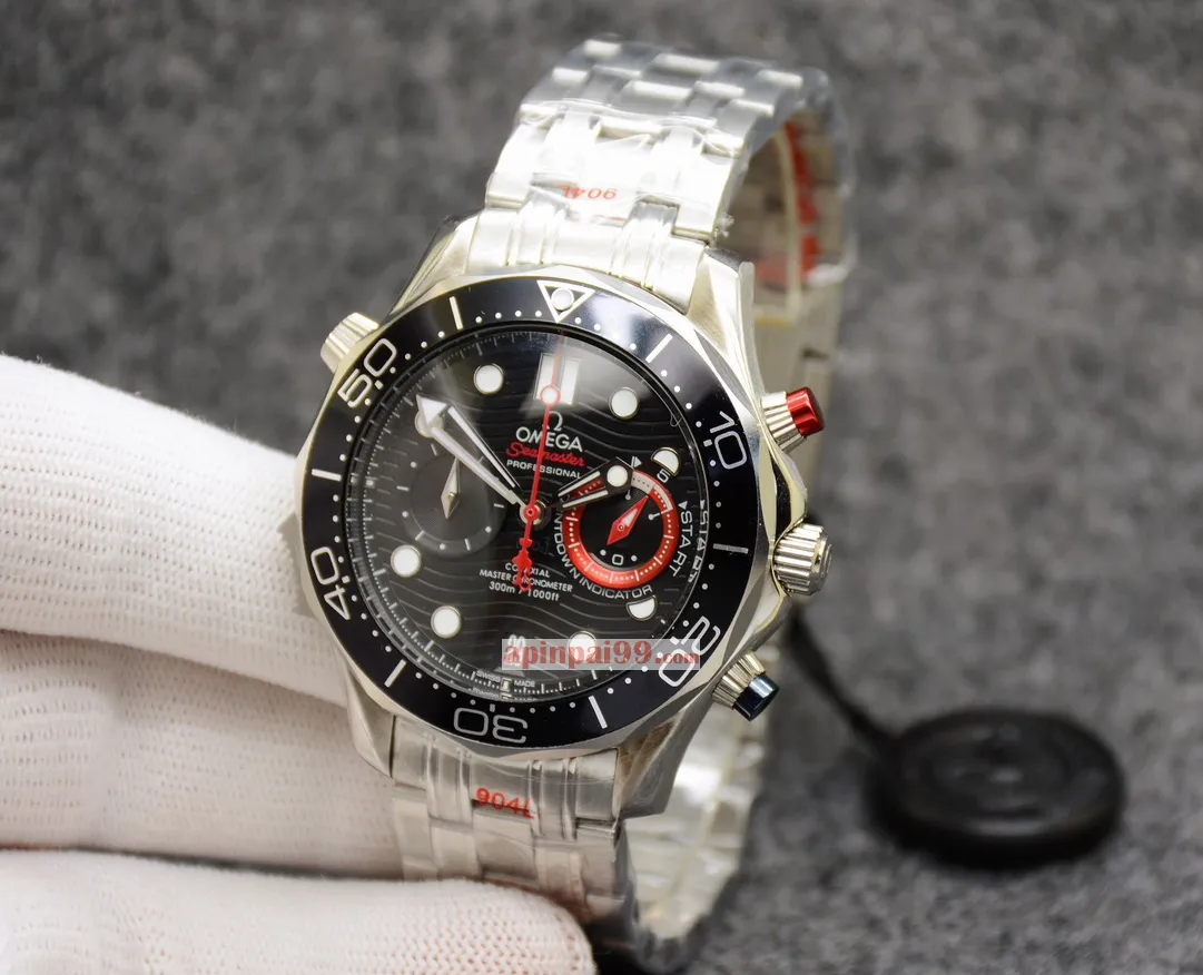 コピーオメガ2024人気 クラシック メンズ クォーツ クロノグラフ時計 366820[4]