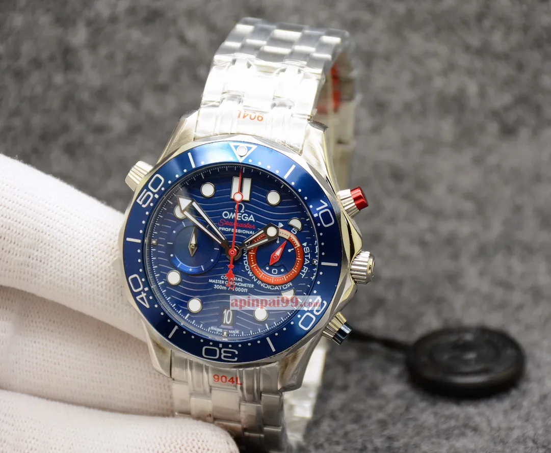 コピーオメガ2024人気 クラシック メンズ クォーツ クロノグラフ時計 366820[6]