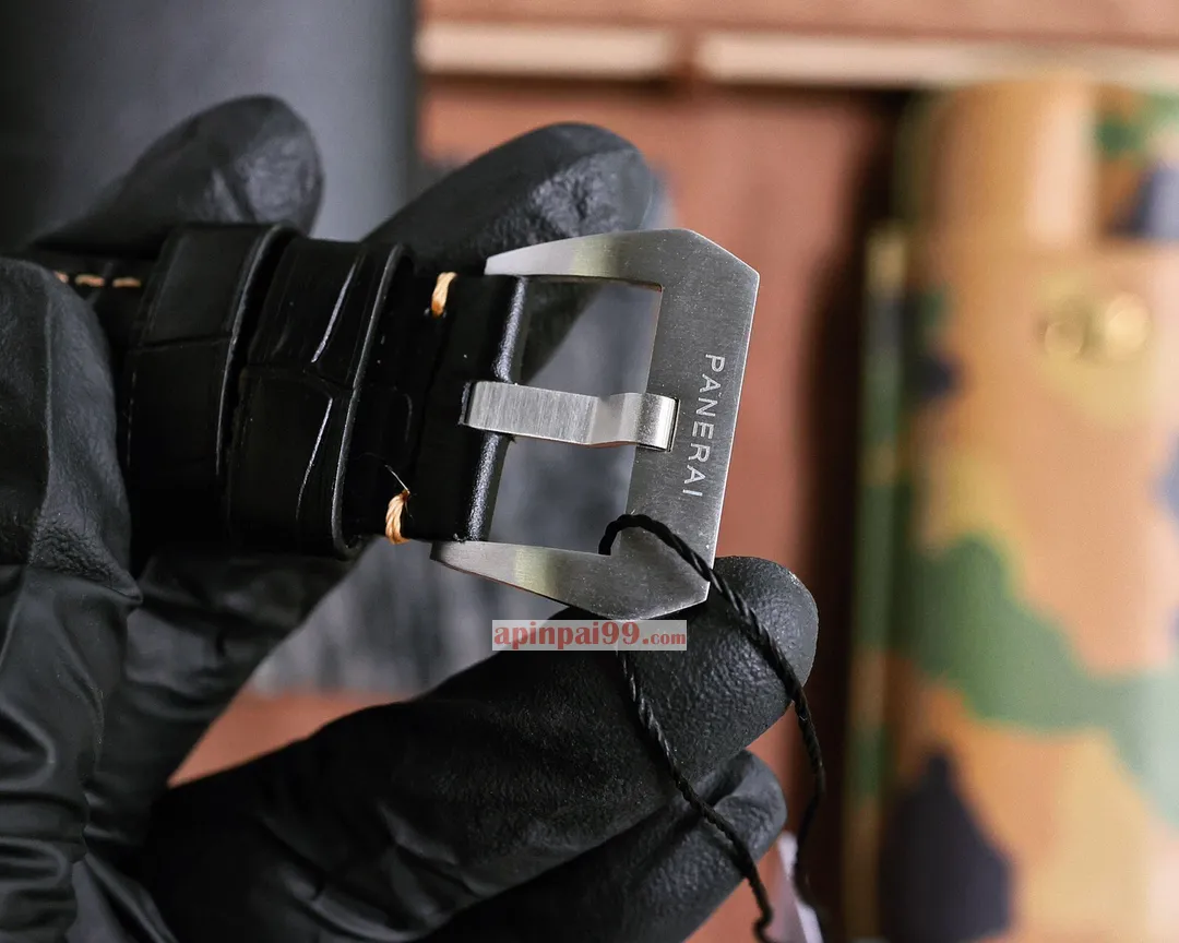 激安時計コピー新作パネライ カーブ コーティング ガラス カモフラージュ PM40008[5]