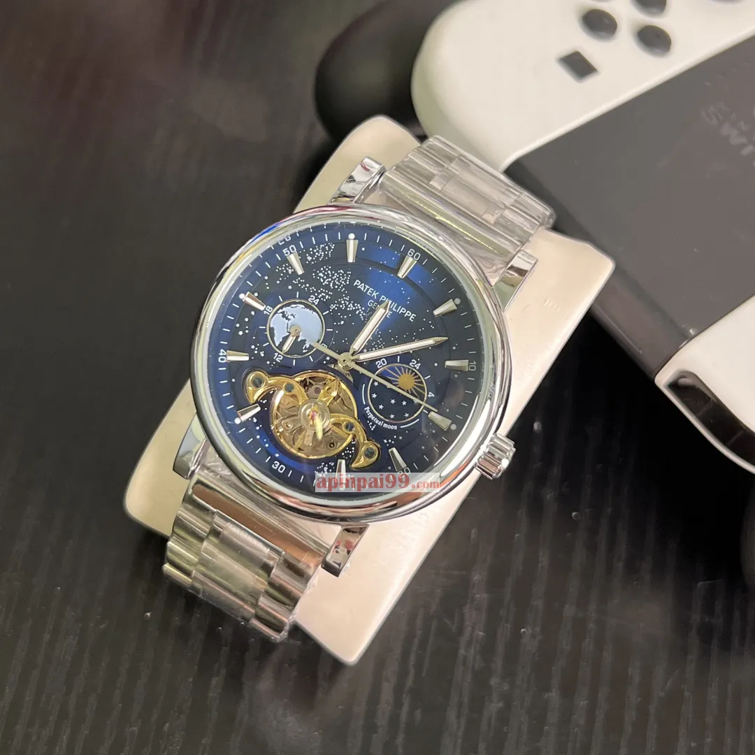 ブランド パテックフィリップコピーブティック メンズ ビッグ フライホイール機械式時計 PP581122[1]