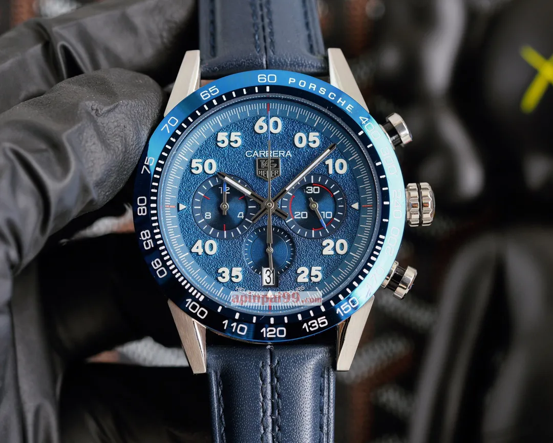 タグ・ホイヤーブランド偽物カレラ シリーズ スポーツ クロノグラフ ストップ時計 423601[6]