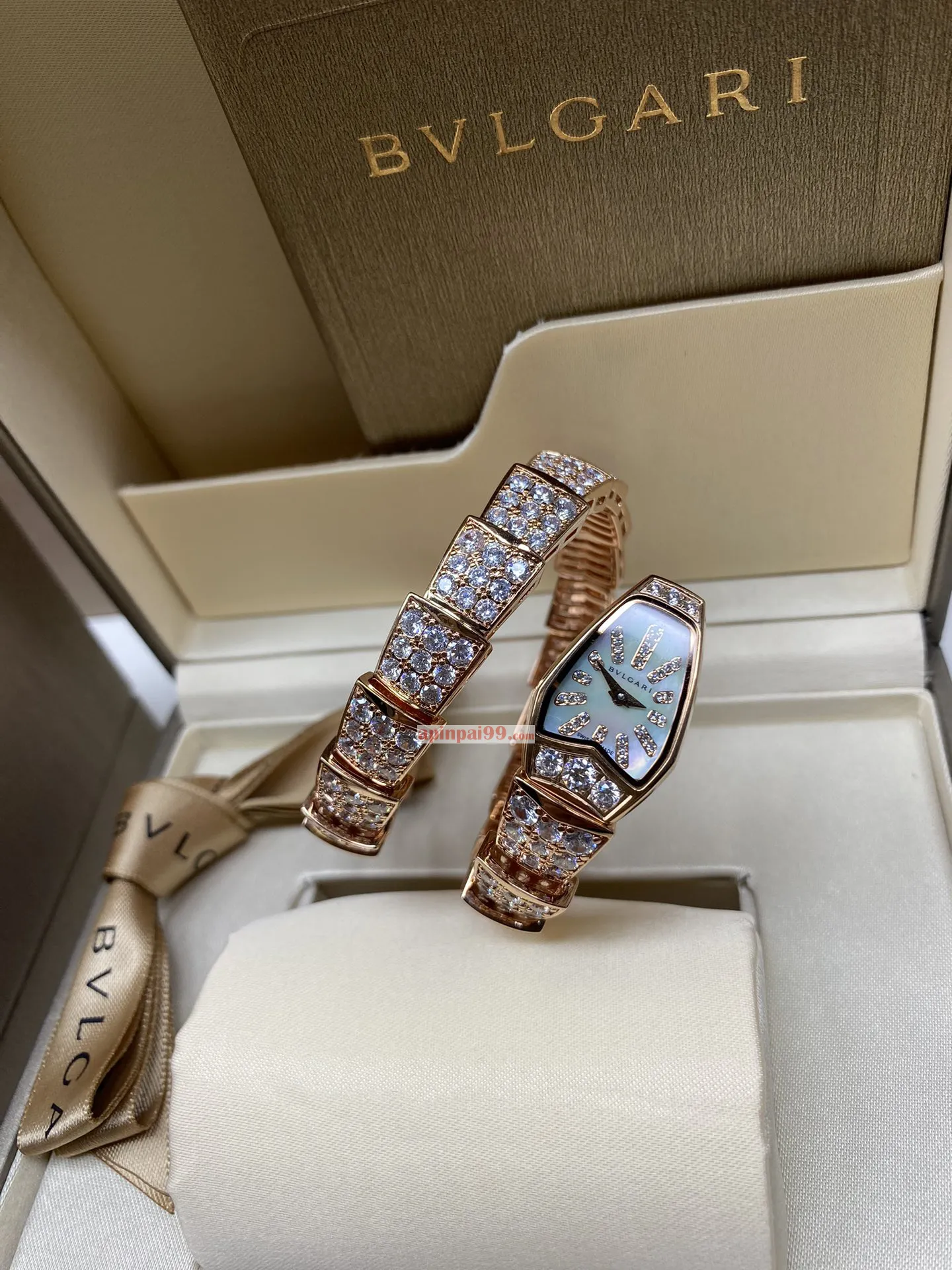 人気ブランドのブルガリサーペンタインスピガ シリーズ女性時計 bv500785[2]