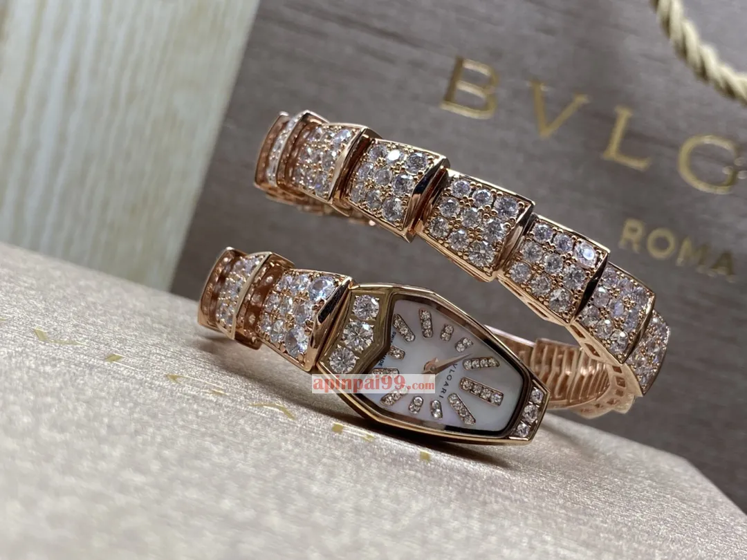 人気ブランドのブルガリサーペンタインスピガ シリーズ女性時計 bv500785[7]