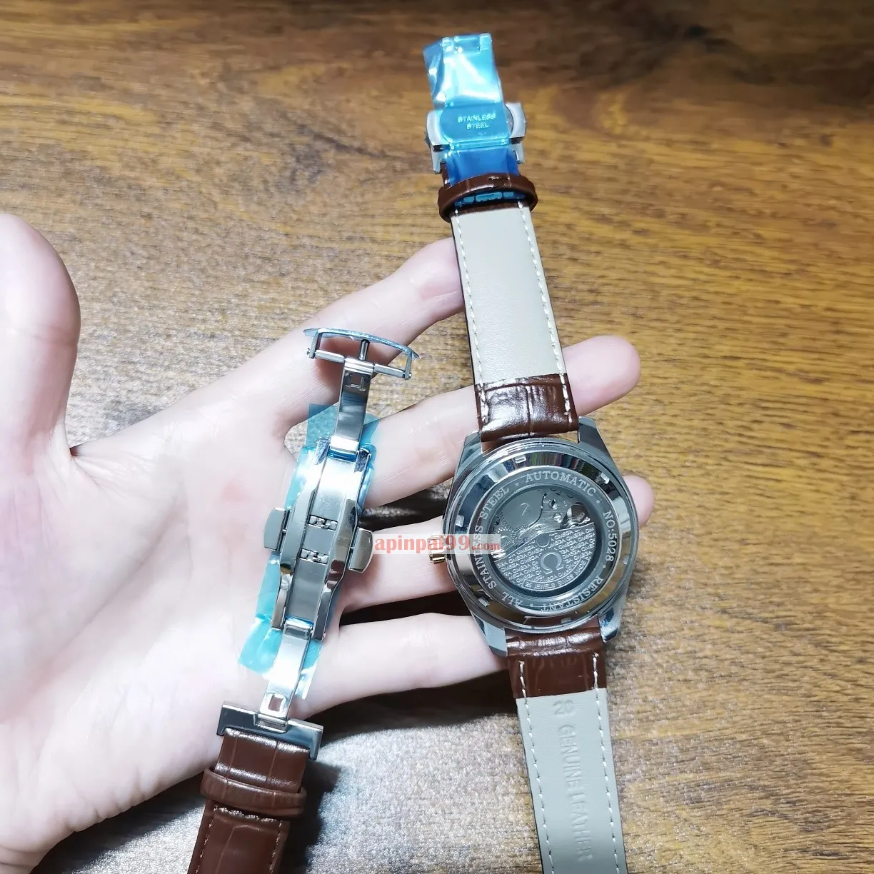 人気ブランドオメガ全自動5ピン太陽月星機械スーパーコピー時計 omg1557[8]