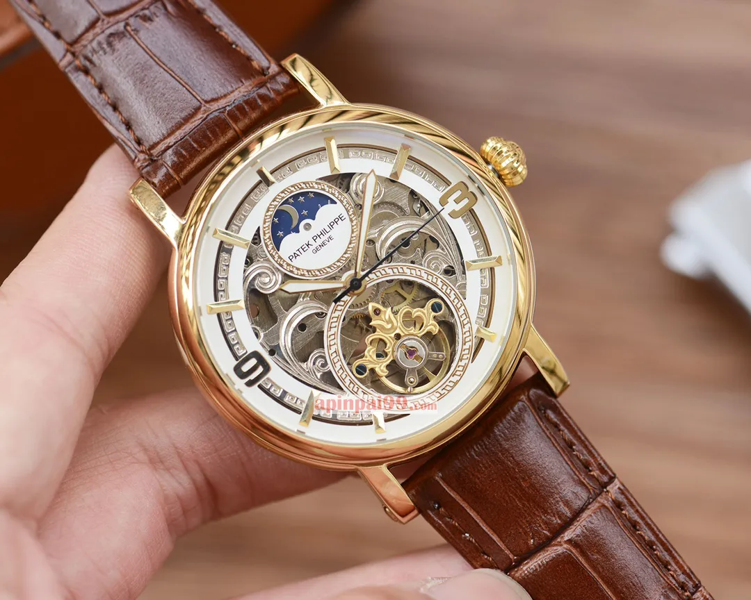 パテックフィリップ最新コピーn級スケルトンメンズ腕時計 480903[2]