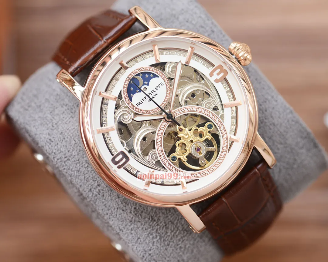 パテックフィリップ最新コピーn級スケルトンメンズ腕時計 480903[4]