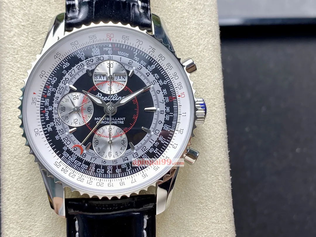 ブライトリングメンズ多機能機械式時計モンペレット レフト サード アイ クロノグラフ シリーズ A21033014