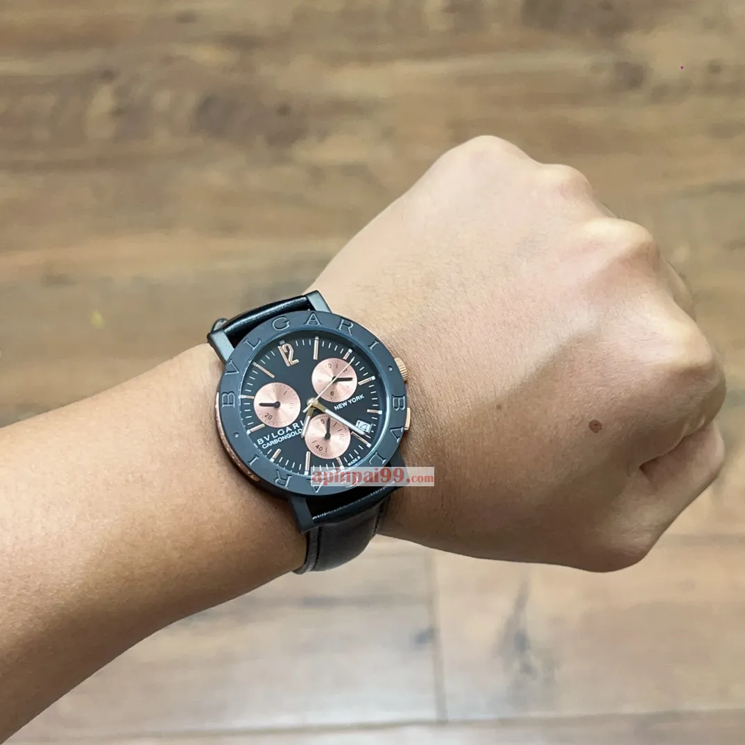 ブルガリカーボン男性ゴールド 125 周年記念コピーの時計販売 bv9650004[7]