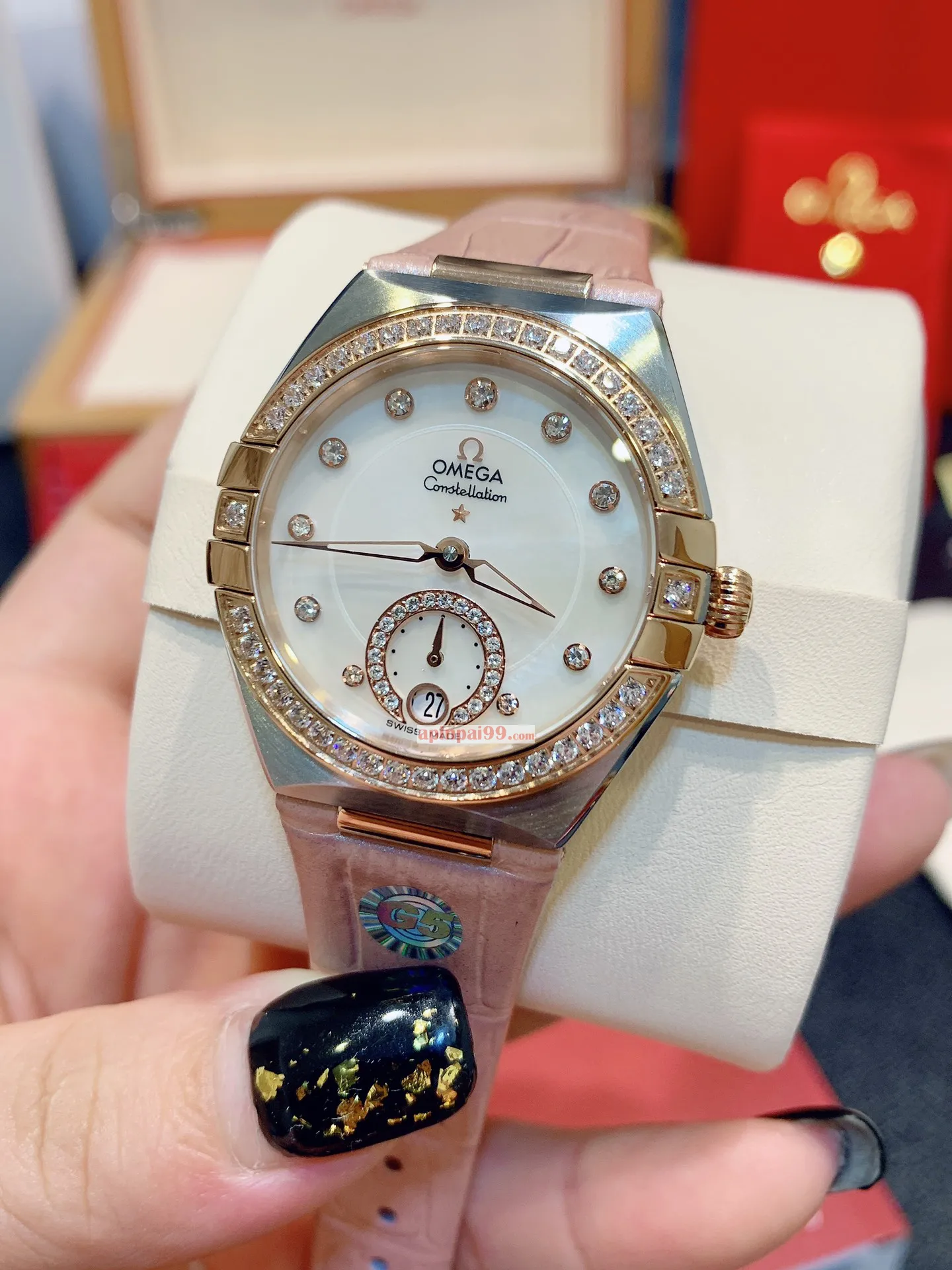 最高品質のOmegaコンステレーション シリーズ レディース腕時計 56900