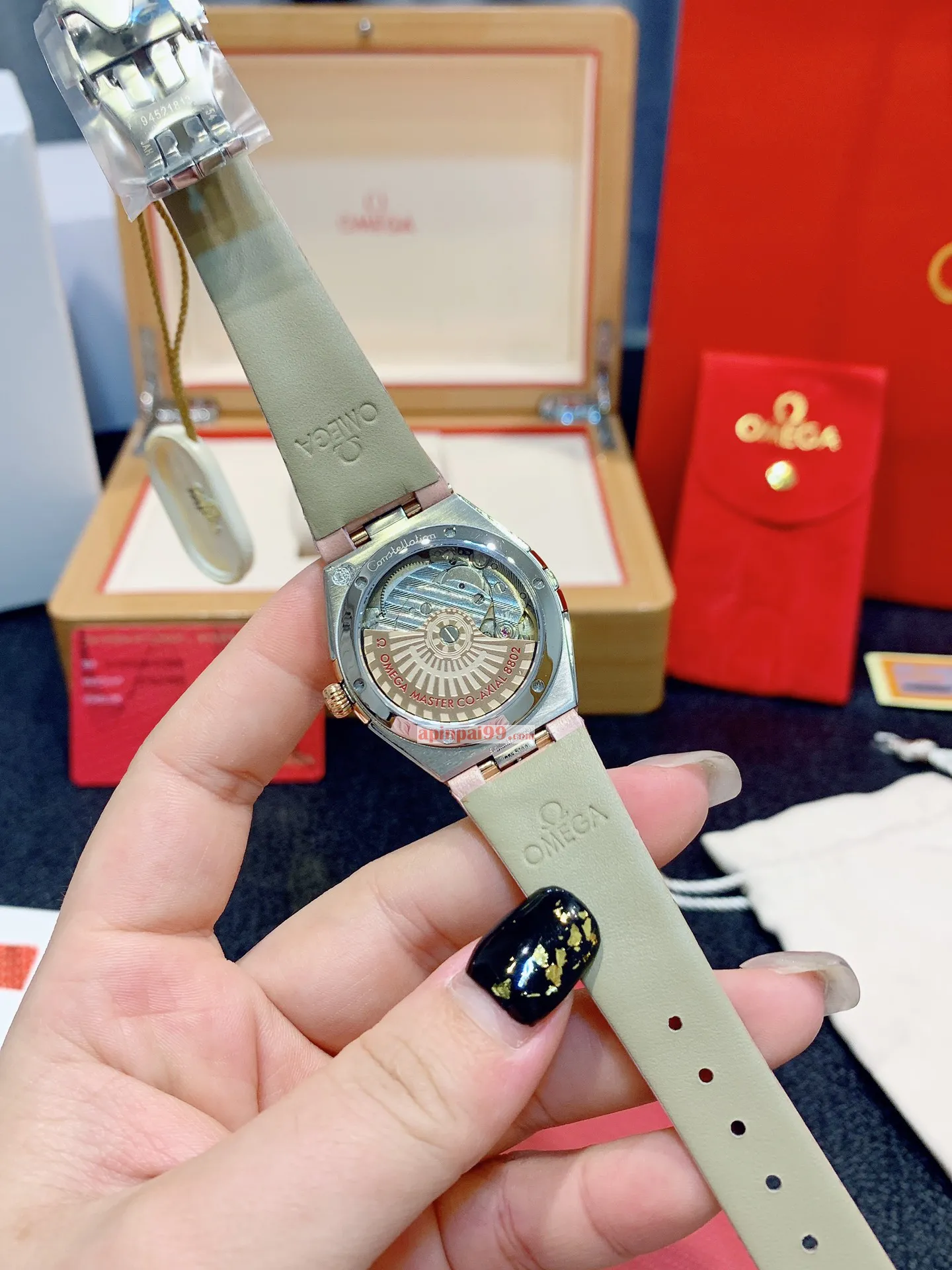 最高品質のOmegaコンステレーション シリーズ レディース腕時計 56900[3]