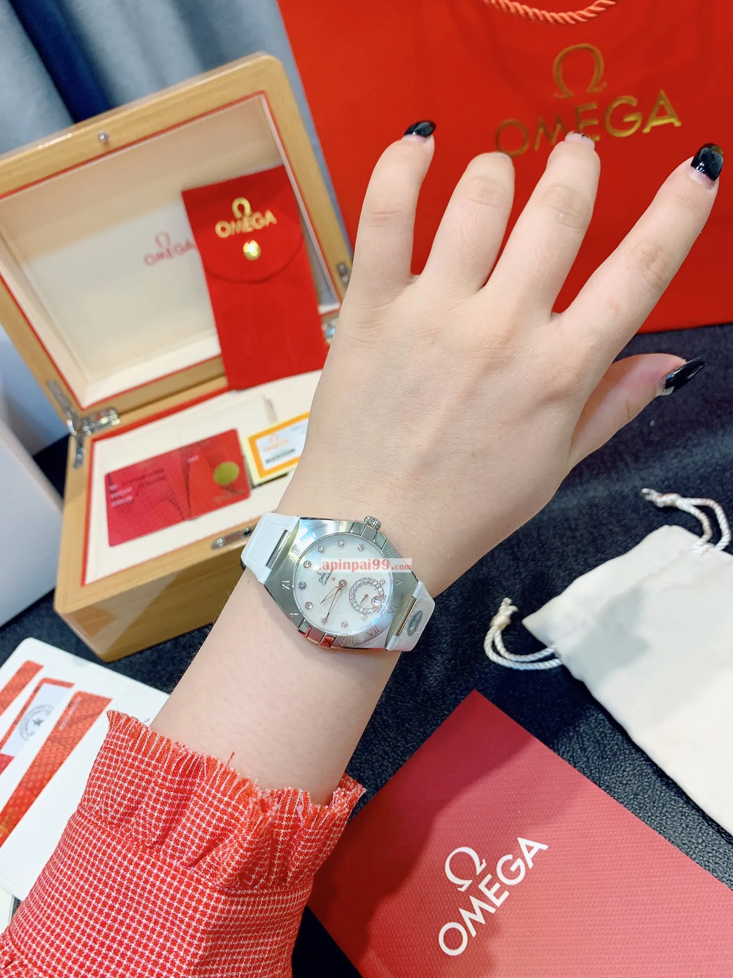 オメガコピーn級優良店 コンステレーション シリーズ女性腕時計 56902[7]