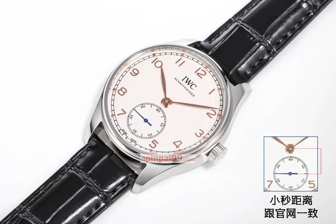 IWC時計n級 ポルトガル製自動巻き小型 3 針シリーズ 1502IWC[4]