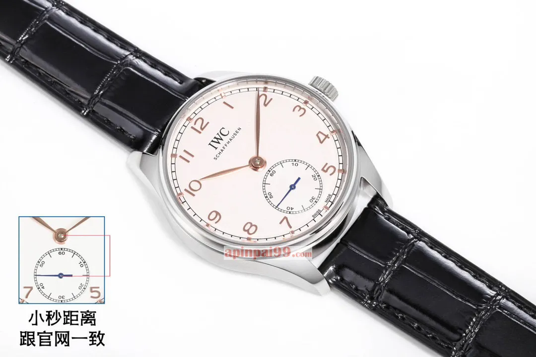 IWC時計n級 ポルトガル製自動巻き小型 3 針シリーズ 1502IWC[5]