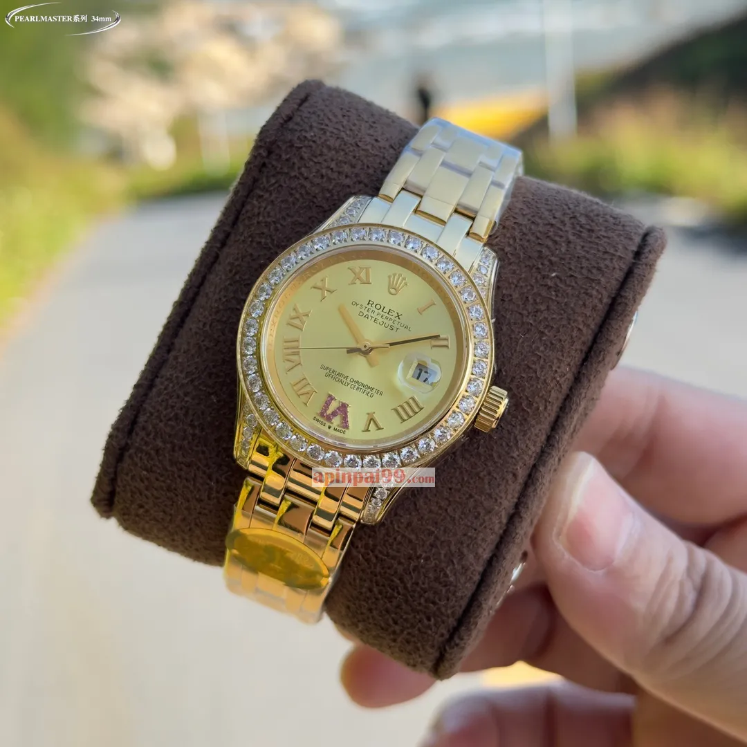 ロレックススーパーコピー高級時計34mm 女性パールマスターシリーズ 440357[2]