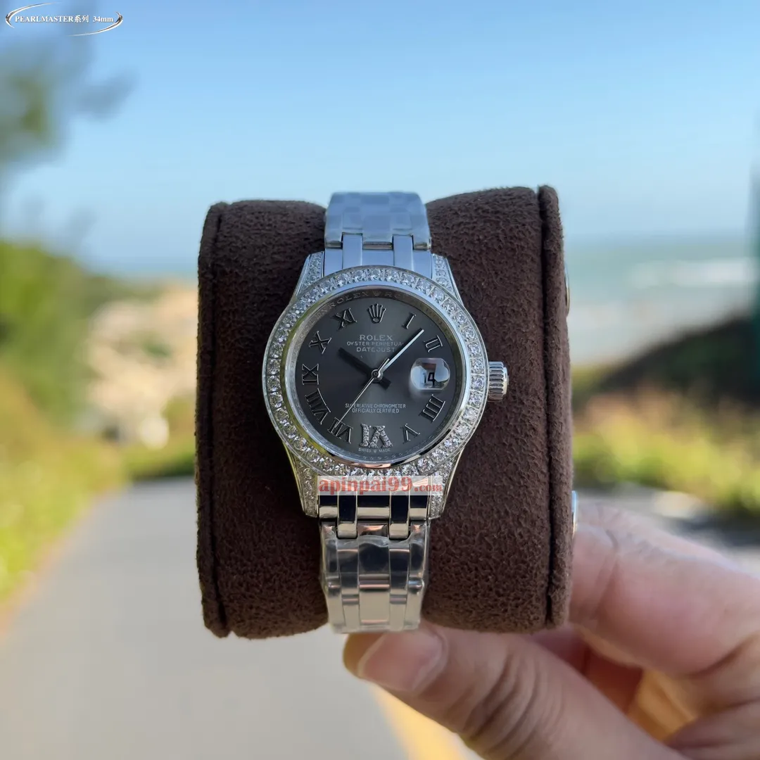 2024最新款ロレックス34mm 女性コピー時計パールマスターシリーズ 440358
