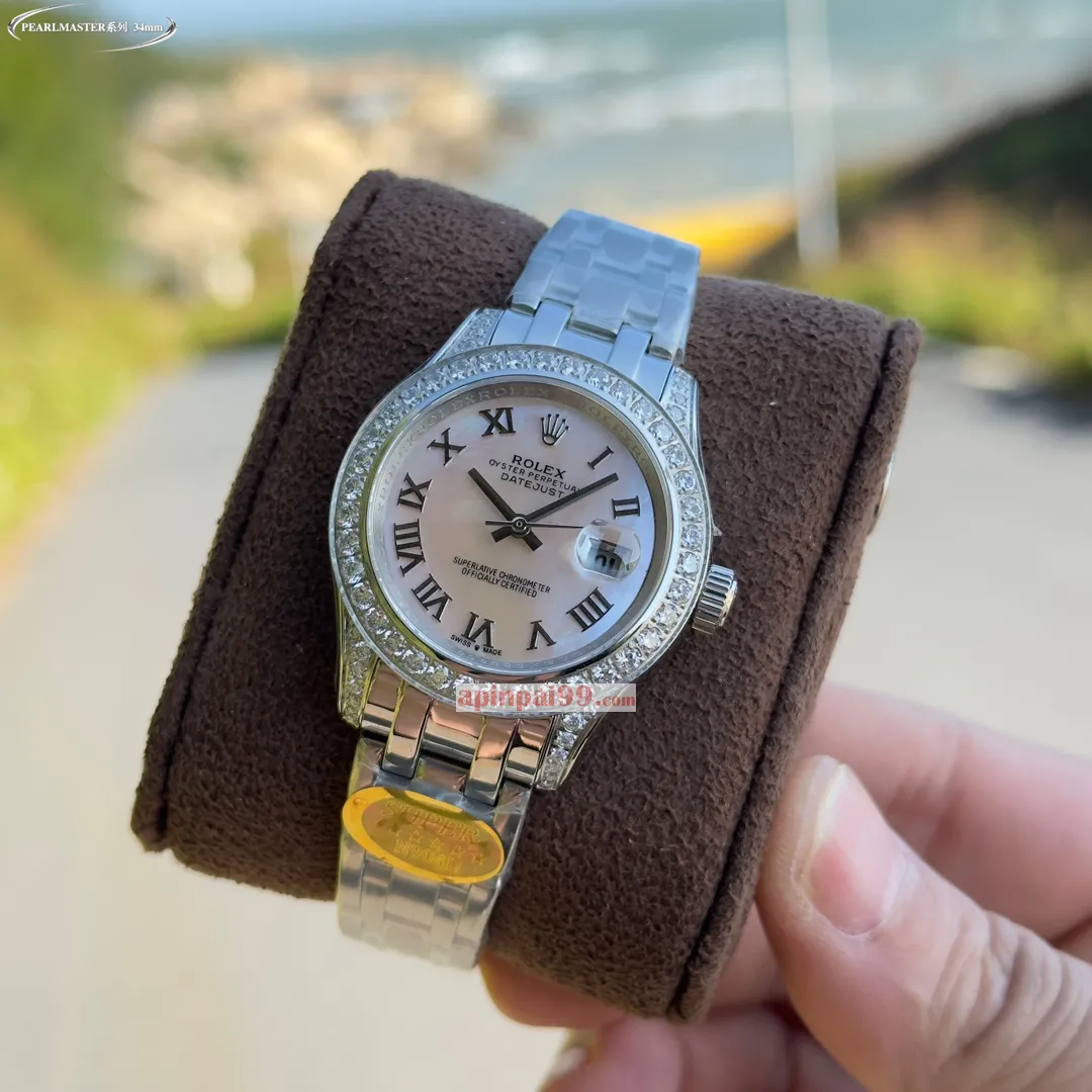 2024最新款ロレックス34mm 女性コピー時計パールマスターシリーズ 440358[1]