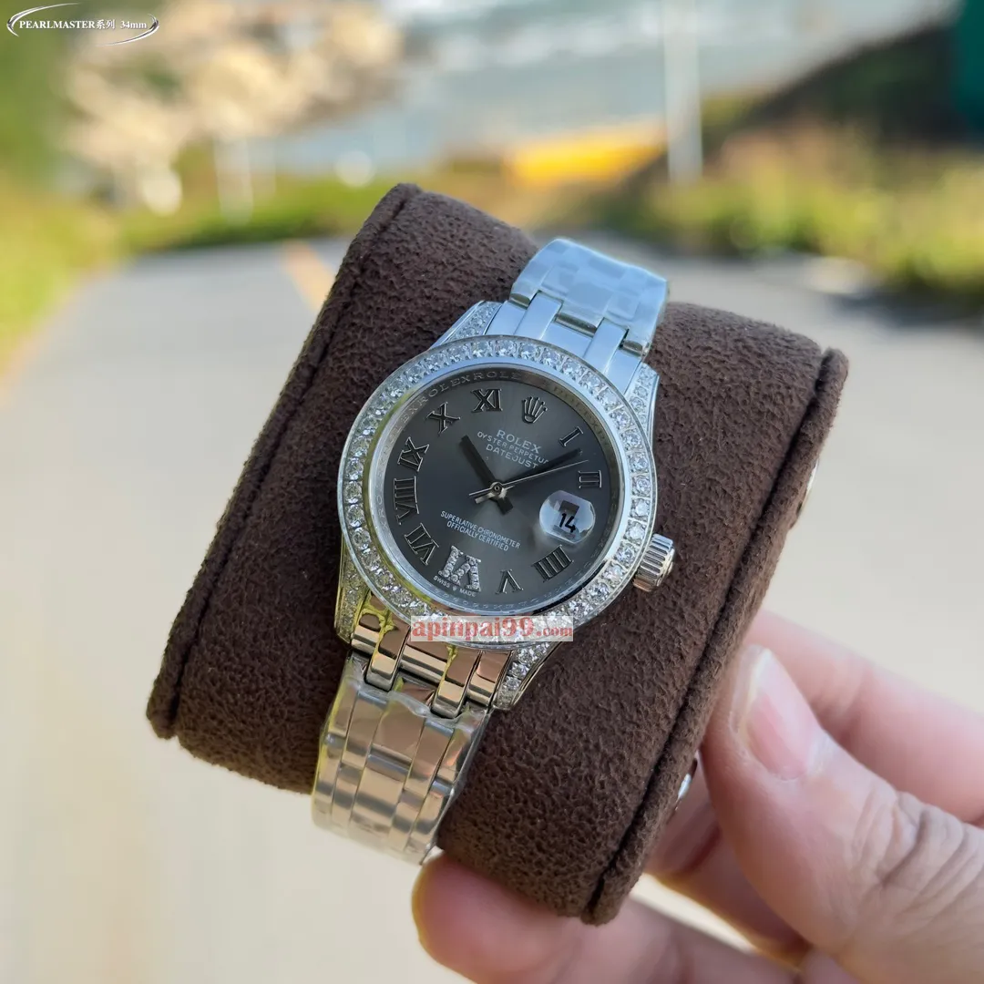 2024最新款ロレックス34mm 女性コピー時計パールマスターシリーズ 440358[4]