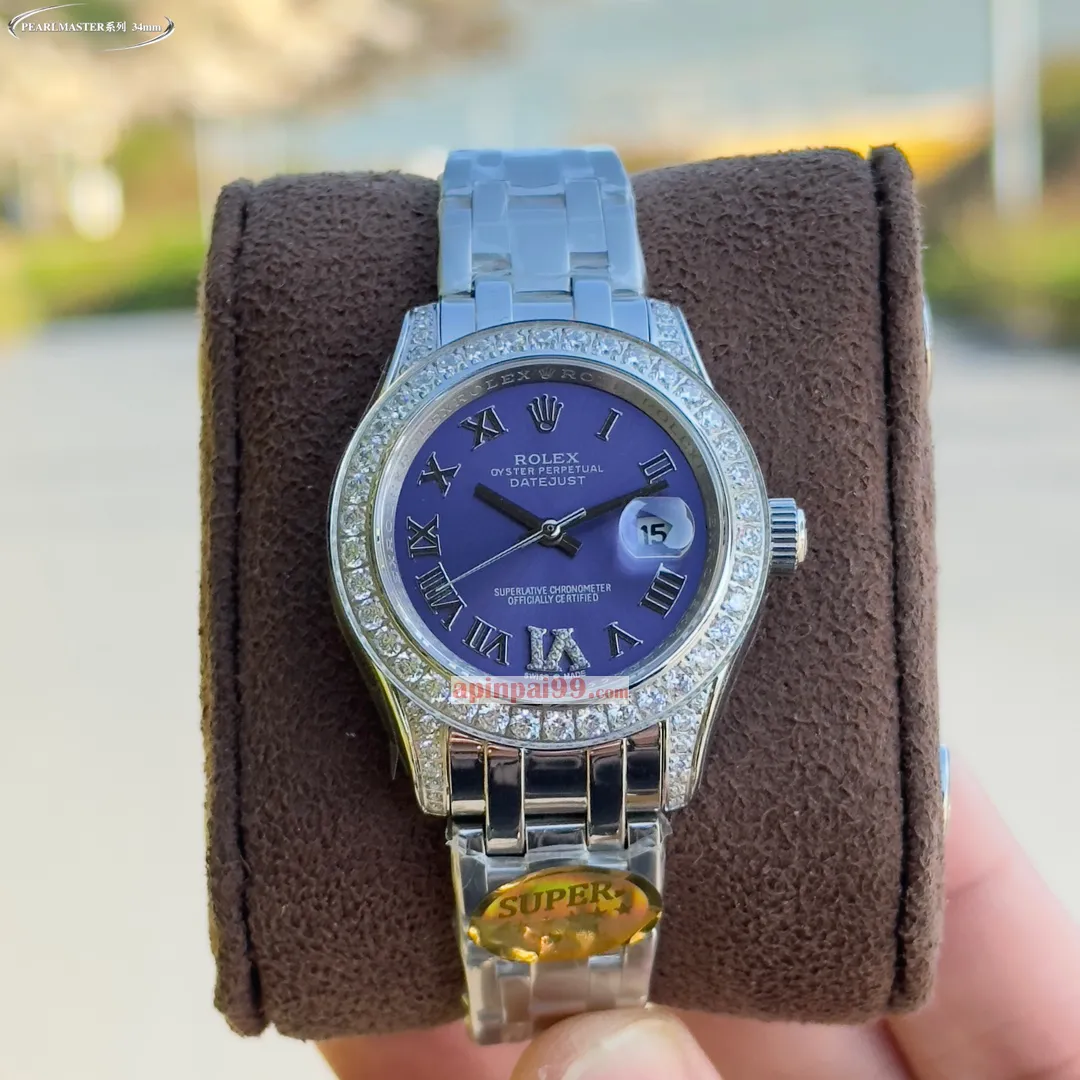 2024最新款ロレックス34mm 女性コピー時計パールマスターシリーズ 440358[6]
