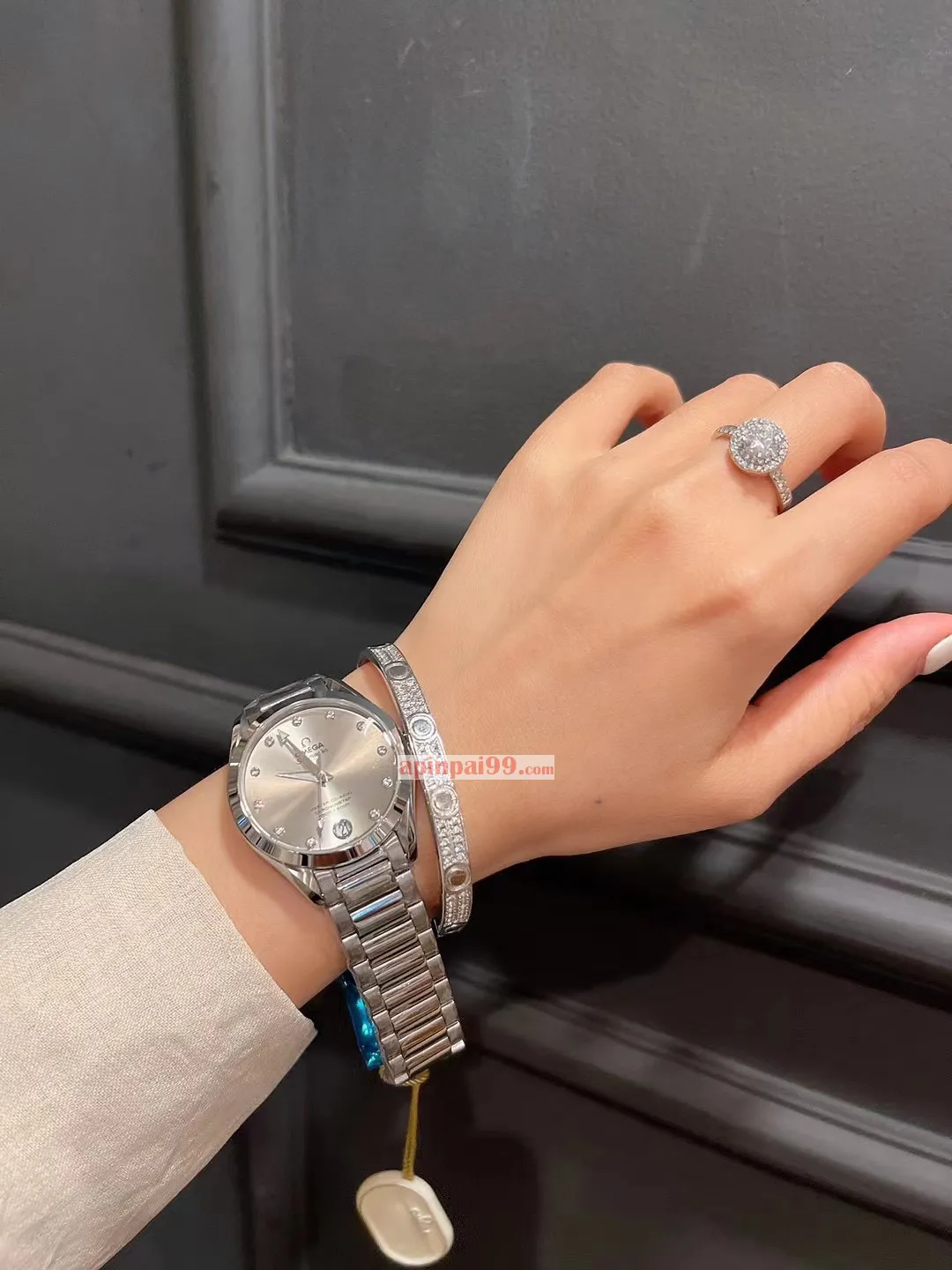 オメガ時計シーマスター シルバーグレー プレートコピー通販実物 omg5691[4]