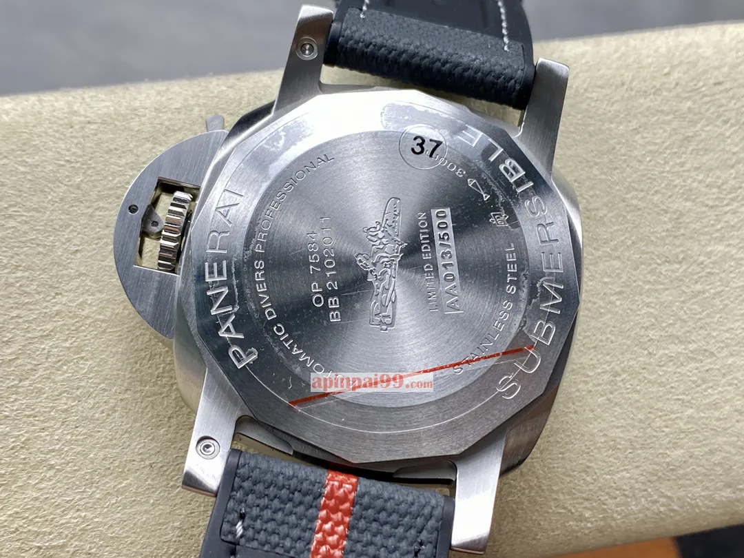 パネライ人気新作 ラバーソールとキャンバスストラップの時計 PAM1565[6]