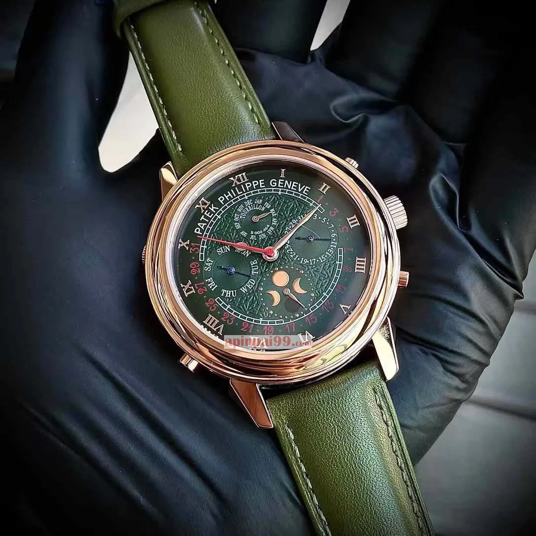 パテックフィリップコピー両面ムーブメント刻印メンズ腕時計送料無料 4825000