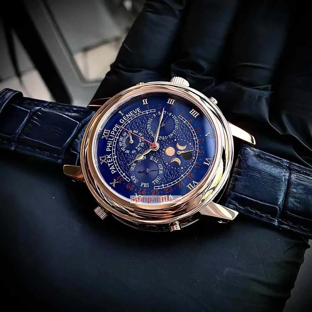 パテックフィリップコピー両面ムーブメント刻印メンズ腕時計送料無料 4825000[8]