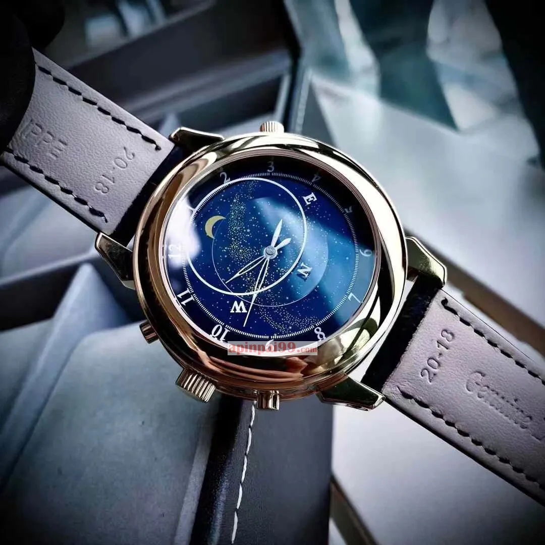 パテックフィリップスーパーコピーN級品両面ムーブメント刻印メンズ腕時計 4825001[6]