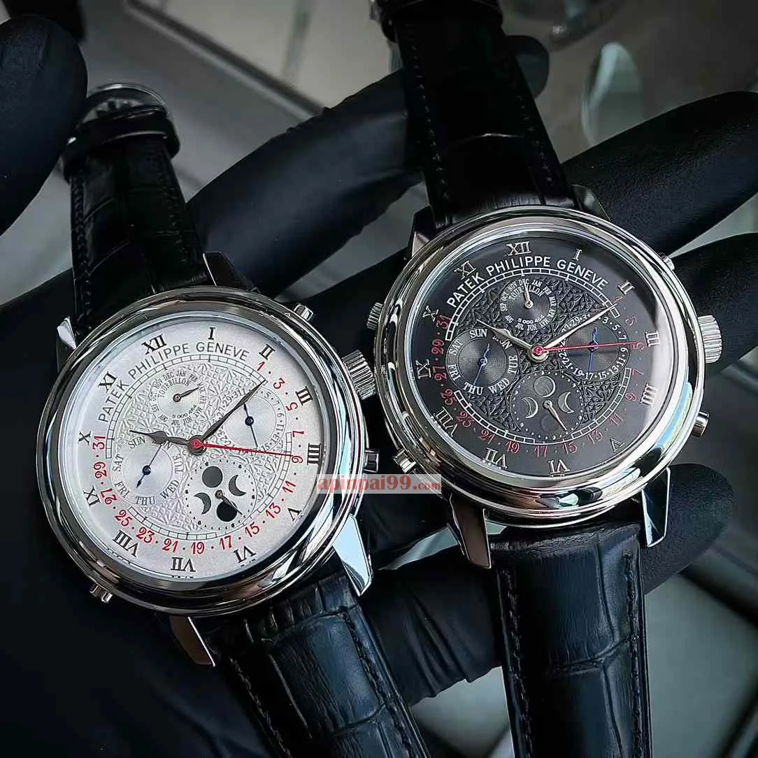 パテックフィリップ2024ブランド偽物両面ムーブメント刻印メンズコピー腕時計 4825002[7]