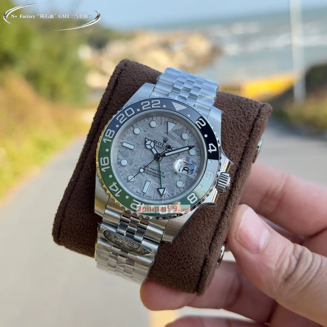 新品ロレックス高級時計隕石表面 GMT スプライト リング  586949[1]