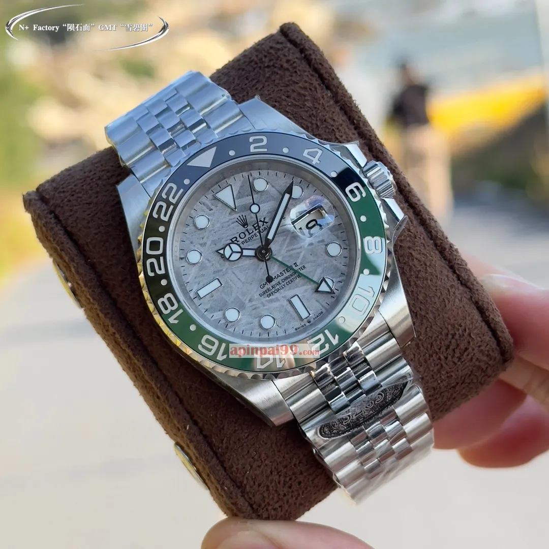 新品ロレックス高級時計隕石表面 GMT スプライト リング  586949[2]