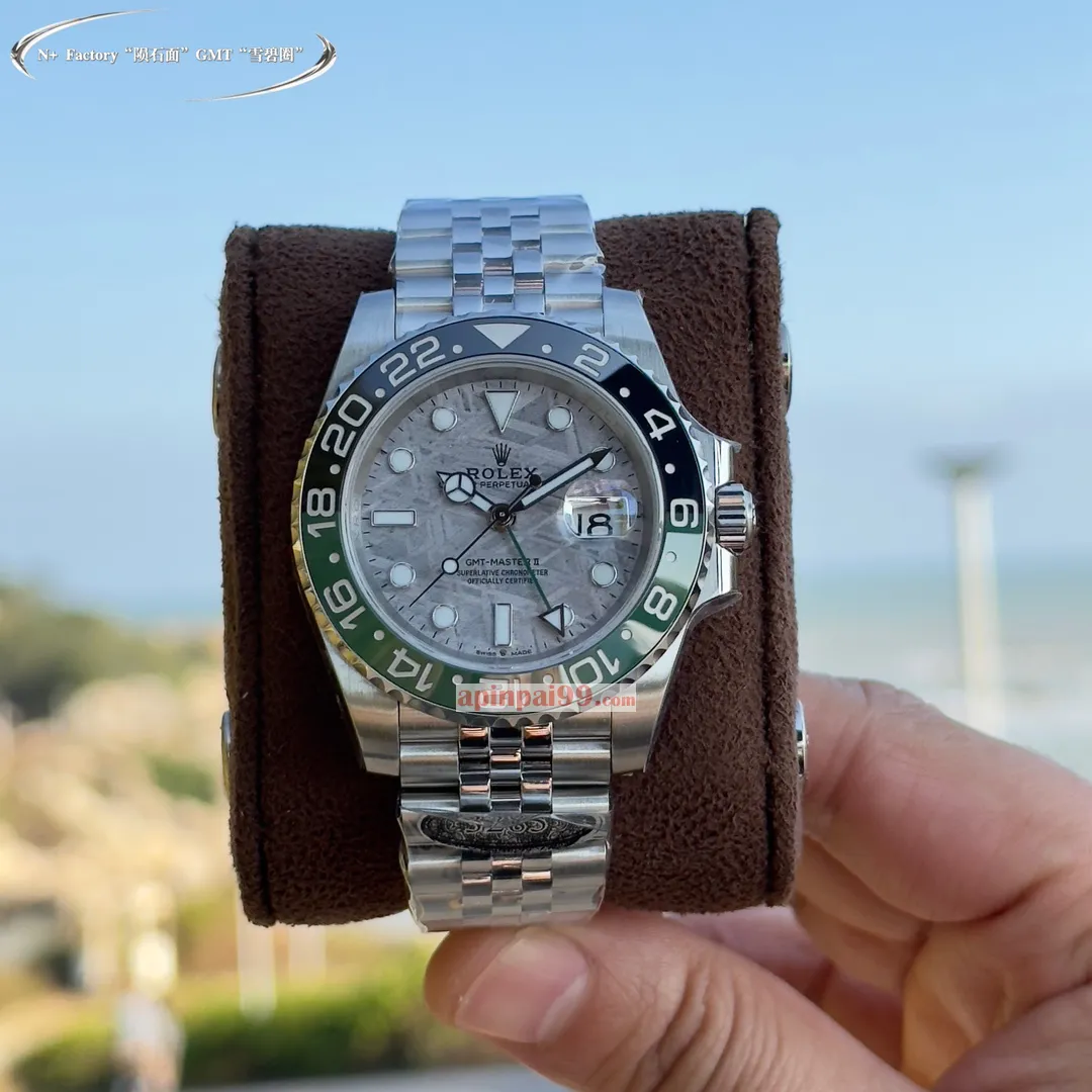新品ロレックス高級時計隕石表面 GMT スプライト リング 586949 新品ロレックス高級時計隕石表面 GMT スプライト リング 586949