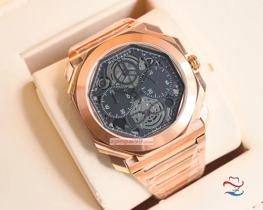 ブルガリ日本製最完璧スーパーコピークォーツムーブメント メンズ腕時計 BV2291463-1[2]