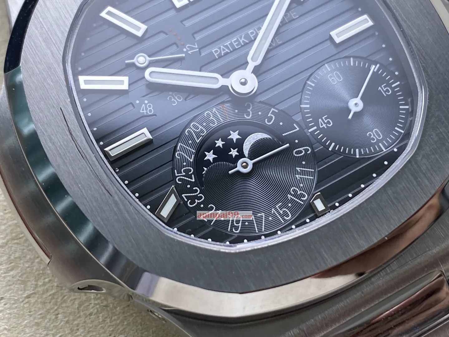 高貴な芸術的パテックフィリップ時計 5712a エナメル ムーンフェイズ ディスク 173491[1]