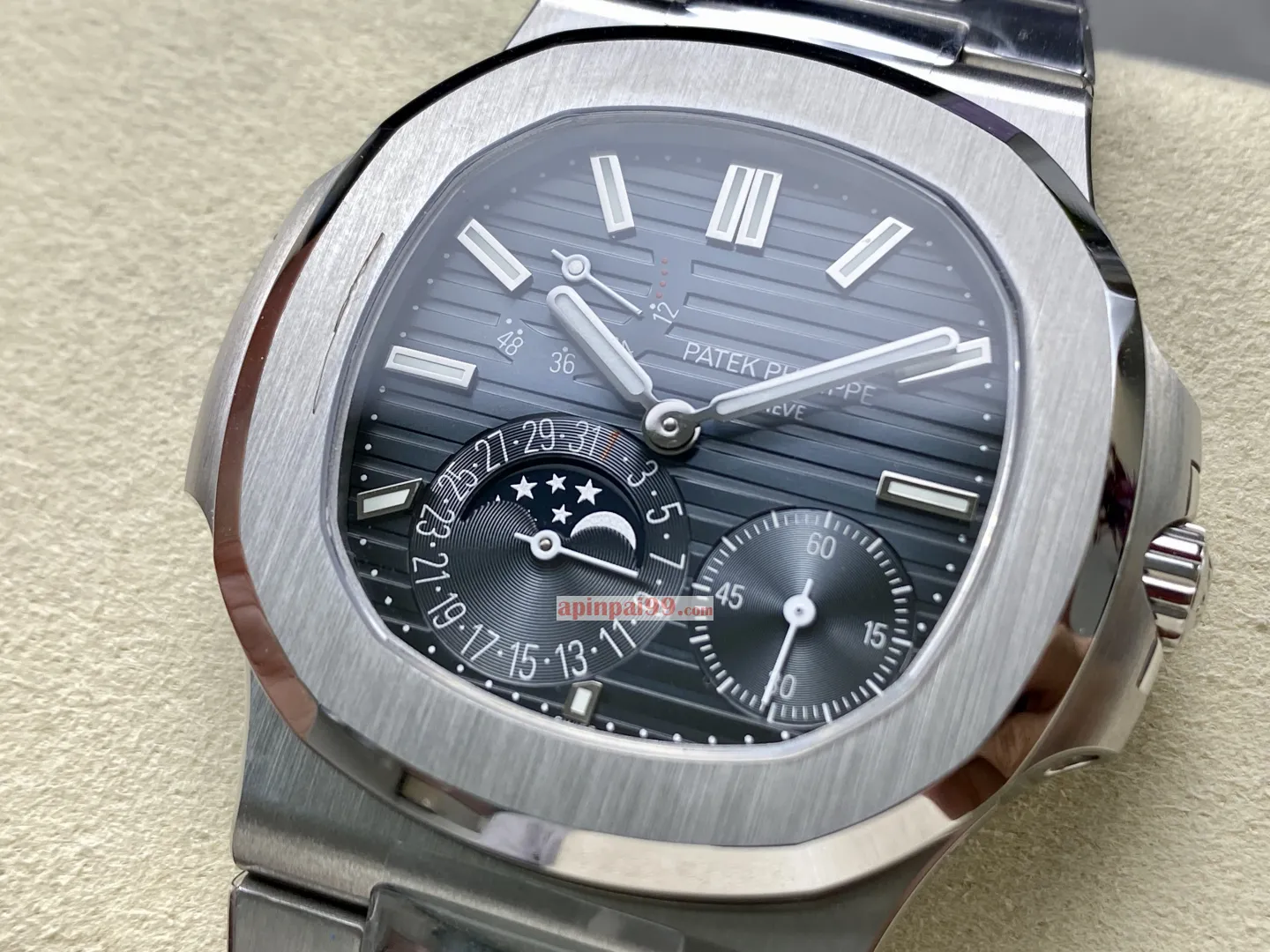 高貴な芸術的パテックフィリップ時計 5712a エナメル ムーンフェイズ ディスク 173491[2]